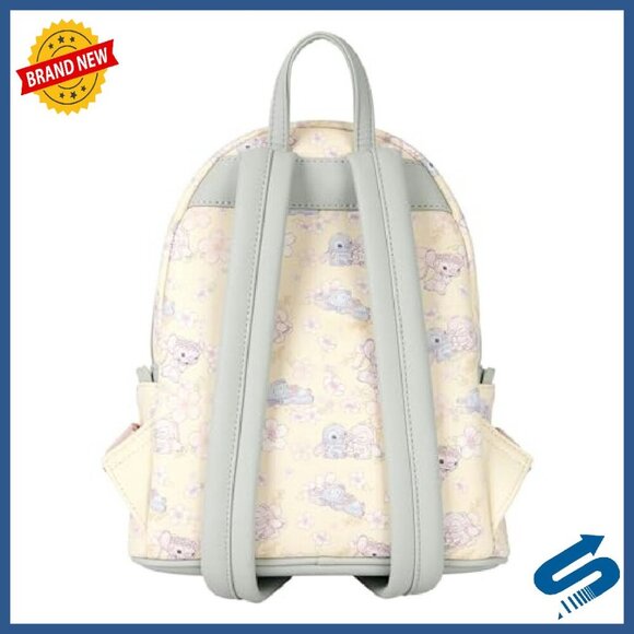 Vegan Leather Mini Backpack with Adjustable Strap and Rose Gold Hardware main image 5